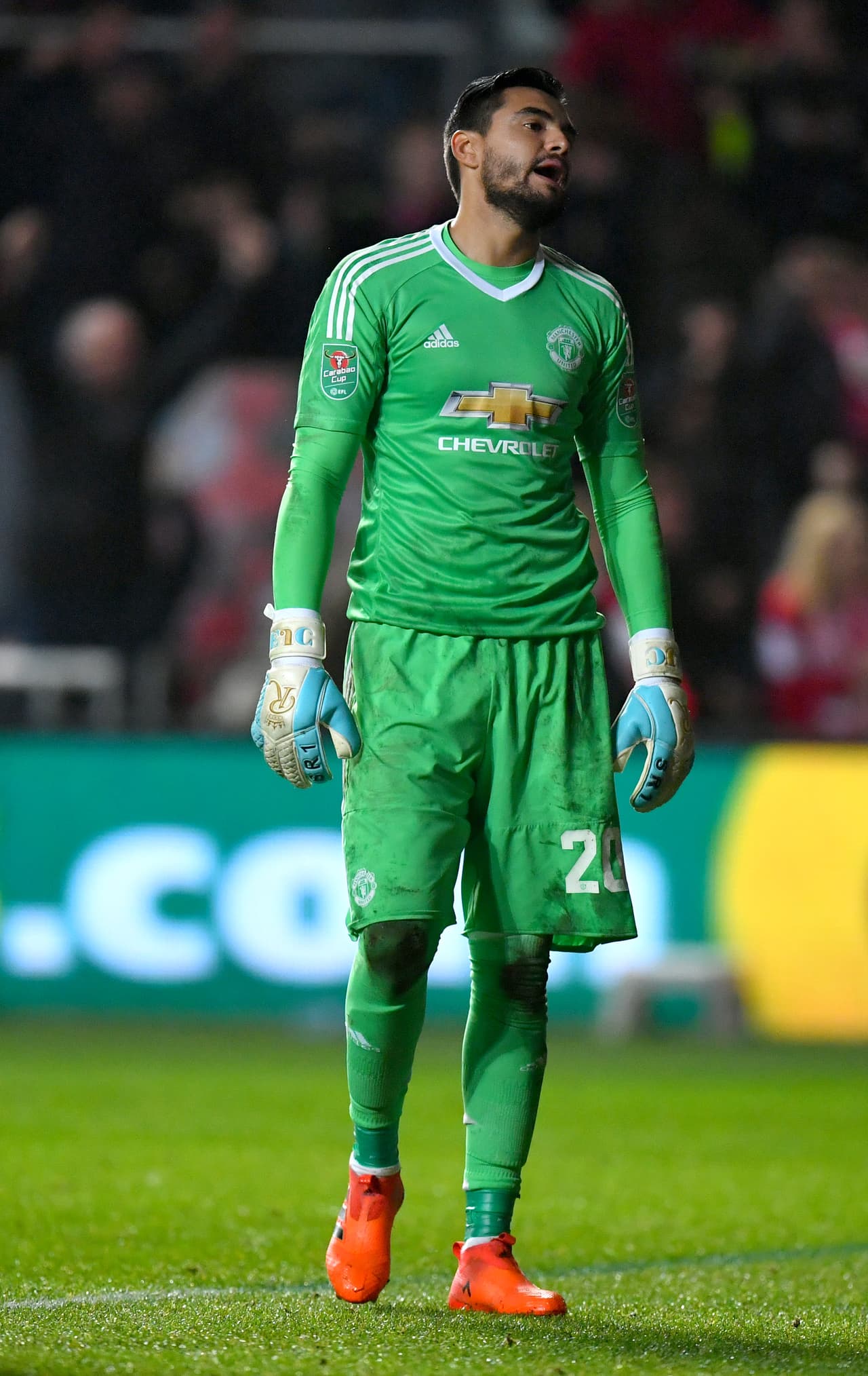 Por último está el portero argentino Sergio Romero, quien sigue actualmente en el equipo de Manchester.