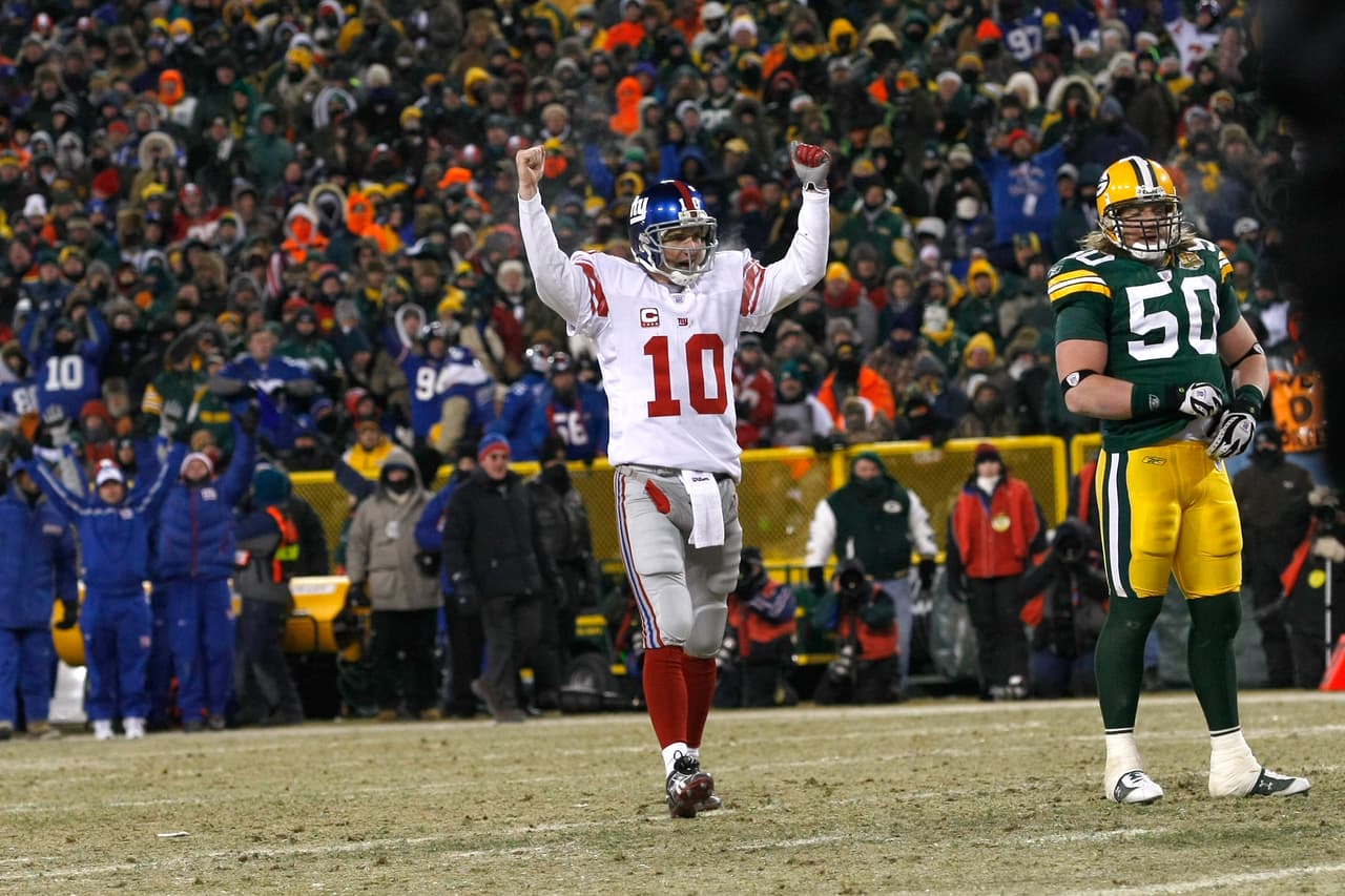 Semana 5: Domingo 9 de octubre (8:30 pm ET) New York Giants vs. Green Bay Packers.- Dos quarterbacks que han sido MVPs del Super Bowl se verán las caras cuando Eli Manning enfrente a Aaron Rodgers, en el regreso de Ben McAdoo al Lambeau Field donde fue coach de pasadores.