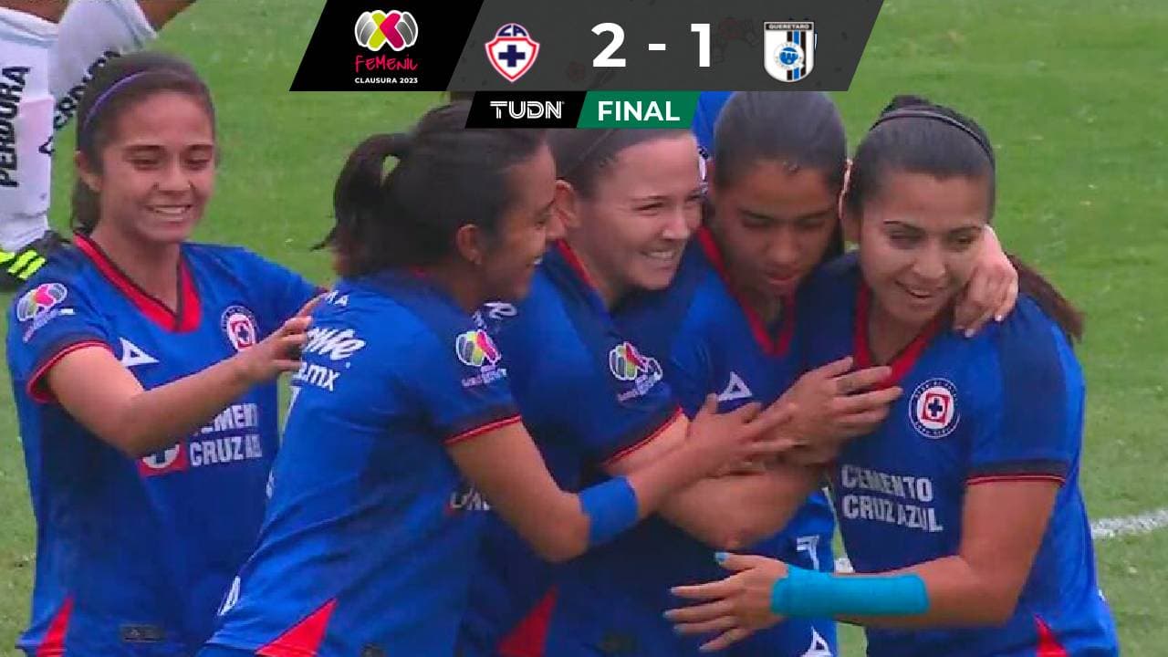Cruz Azul logra importante triunfo ante Querétaro en Liga MX Femenil
