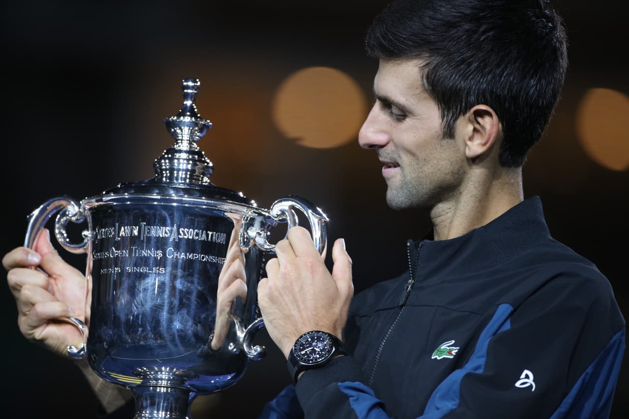 Novak Djokovic celebra su triunfo en la edición 2018 del US Open.