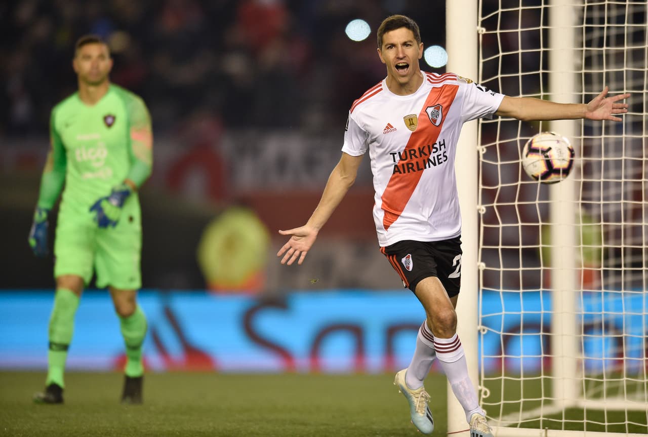 'Nacho' Fernández se encargó de canjearlo por el 1-0 en el Estadio Monumental de Núñez. La vuelta se jugará en Asunción.