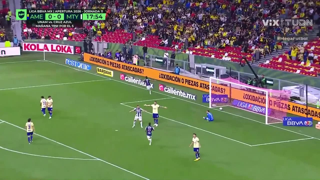 ¡Diego Rossi clava el mejor gol del Apertura 2026 vs. América!