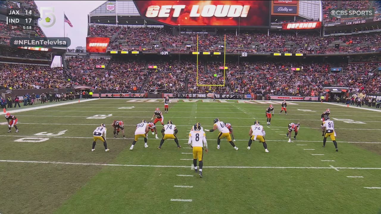 ¡Frenados y sin gol de campo! Los Steelers se van en blanco