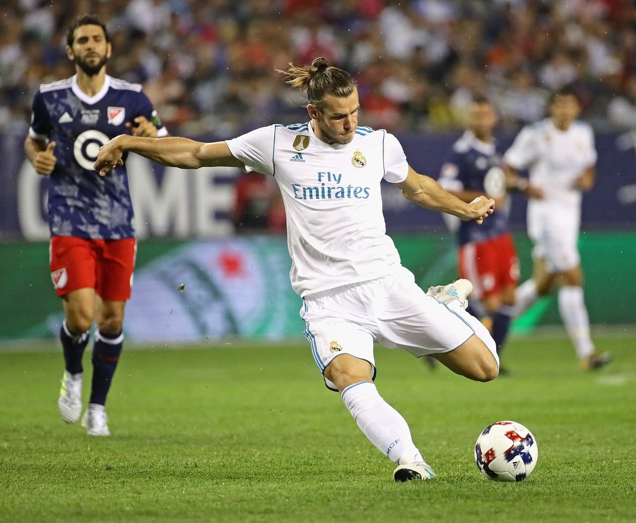 El máximo ganador de la Champions League, Real Madrid, también disputó el juego de las estrellas de la MLS y terminó ganando desde los once pasos por marcador de 4-2.
