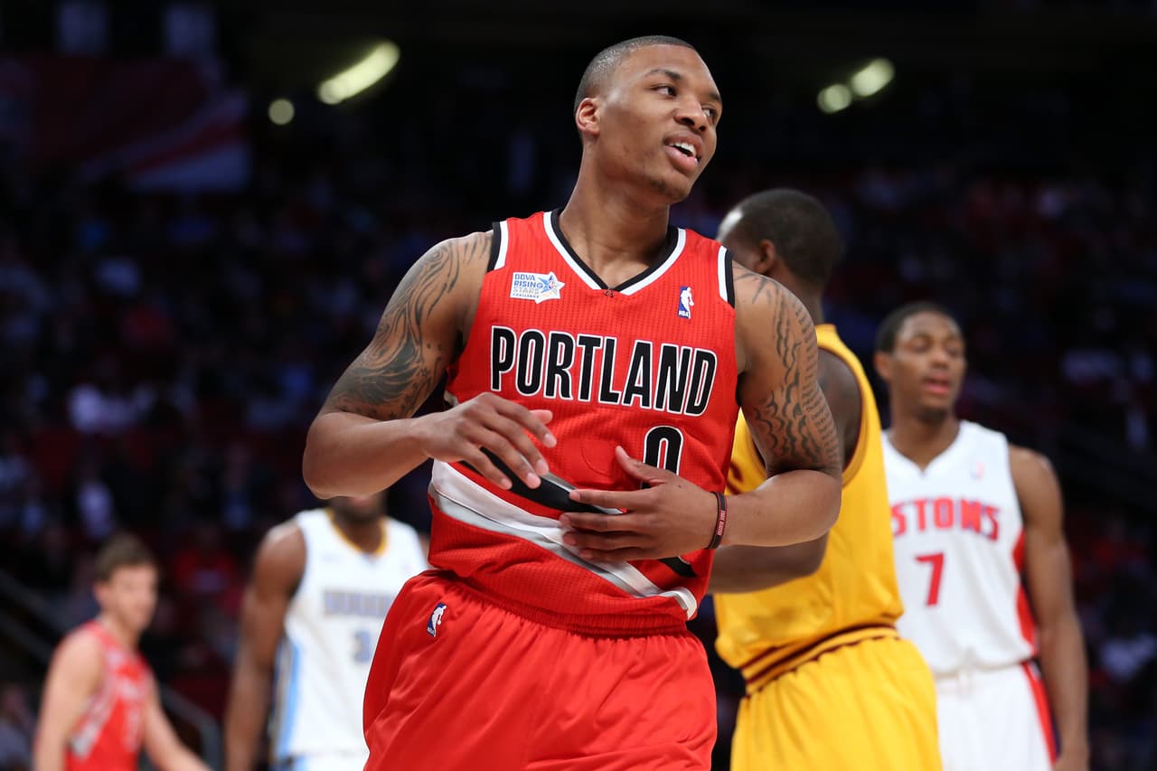 5. Damian Lillard (Portland Trail Blazers) - 2012/2013