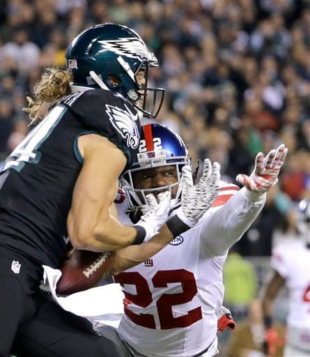 Los Eagles consiguieron quitarle las aspiraciones a los Giants de ponerse en la cima de la Este NFC al igualar su marca de 3-3 con marcador, en Lunes por la Noche, de 27-7; y estas fueron las tomas de la noche.