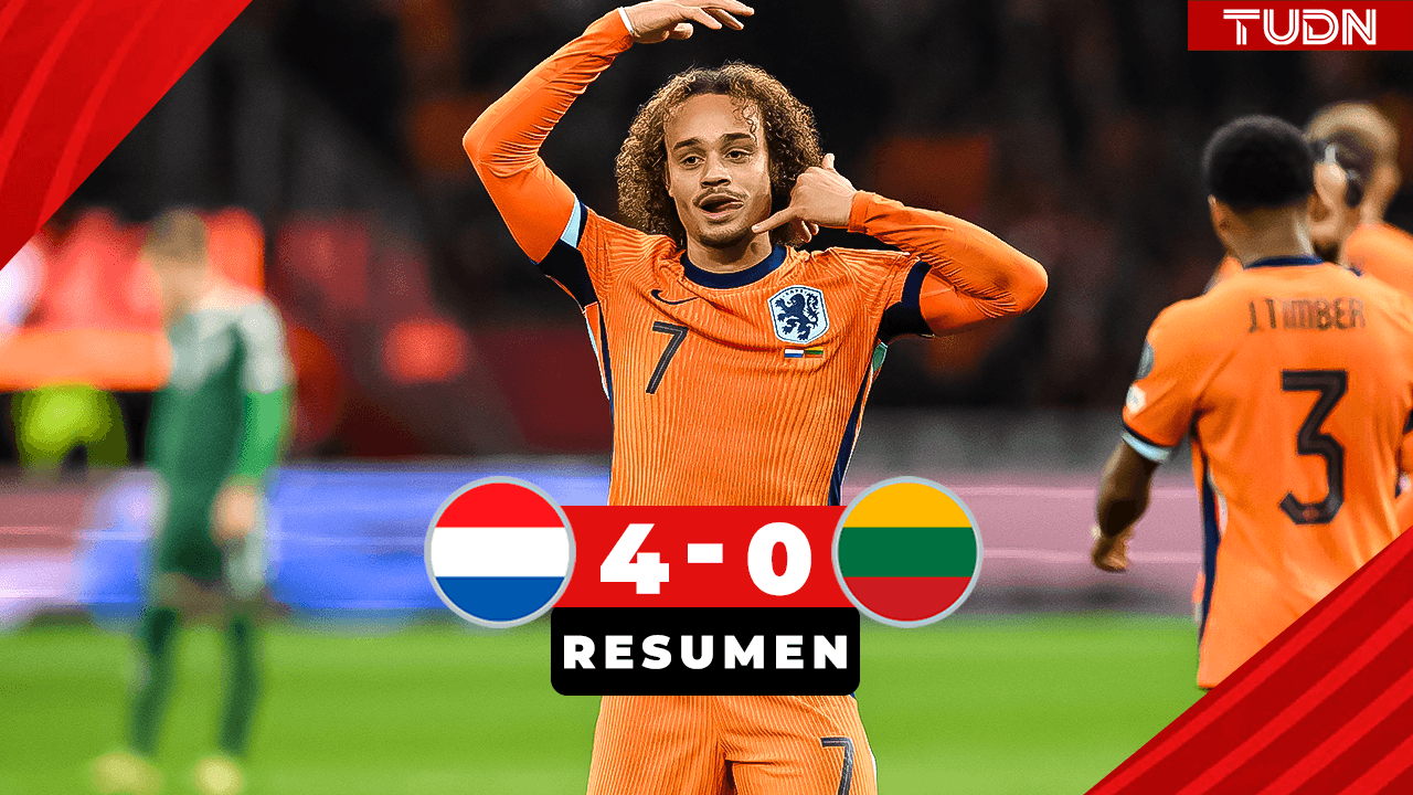 Resumen | ¡Países Bajos liquida a Lituania y estará en Mundial 2026!