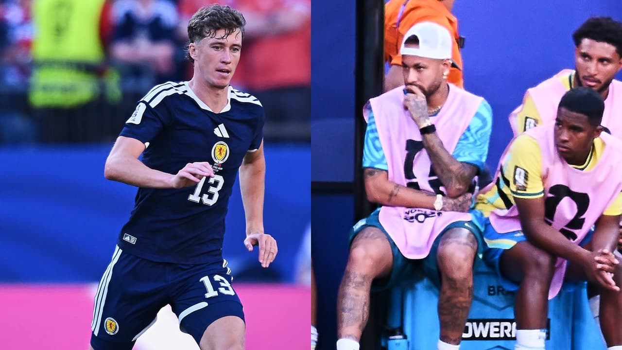 Jack Hendry de Escocia admite sentirse “cómodo” por el regreso de Neymar con Brasil