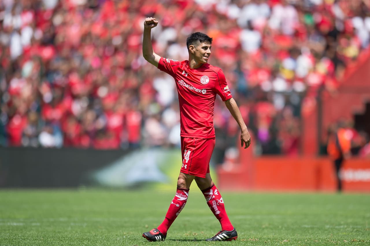 Pablo Barrientos anotó el 1-0 al minuto 5 del primer tiempo para poner a ganar temprano al Toluca.