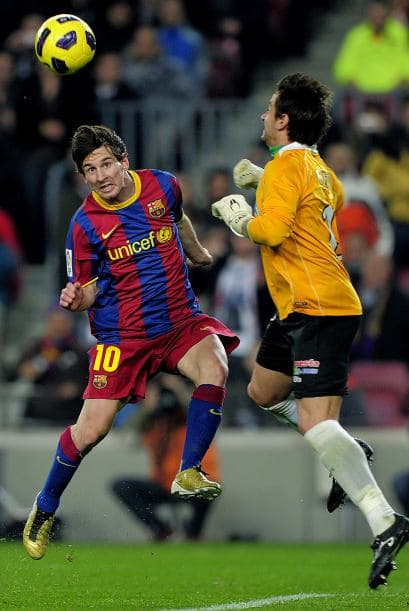 Una y otra vez, se vio decidico a ser una muralla ante Lionel.