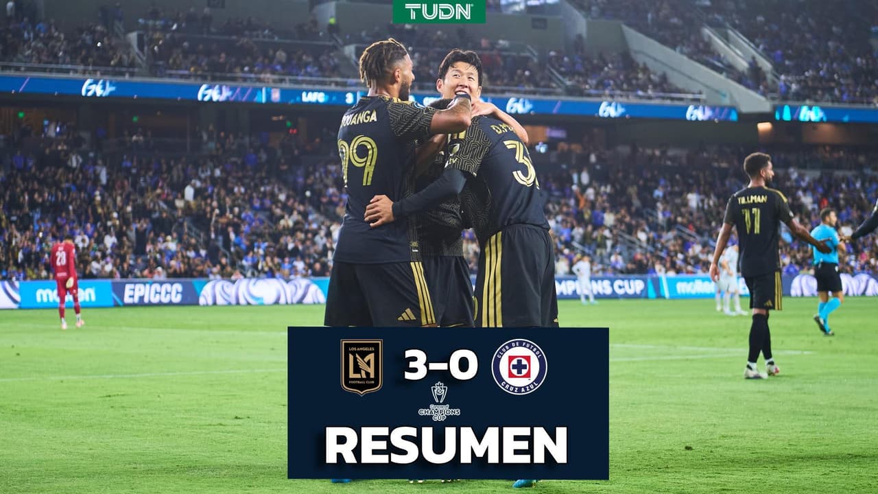 Resumen | LAFC golea y humilla a Cruz Azul en Concacaf Champions Cup