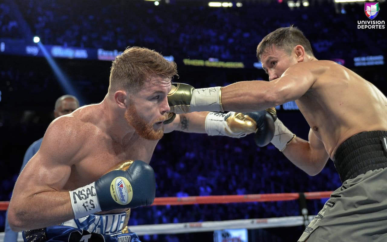 Gennady 'GGG' Golovkin conectó más golpes totales sobre la humanidad de Saúl 'Canelo' Álvarez en la primera pelea disputada en septiembre de 2017.