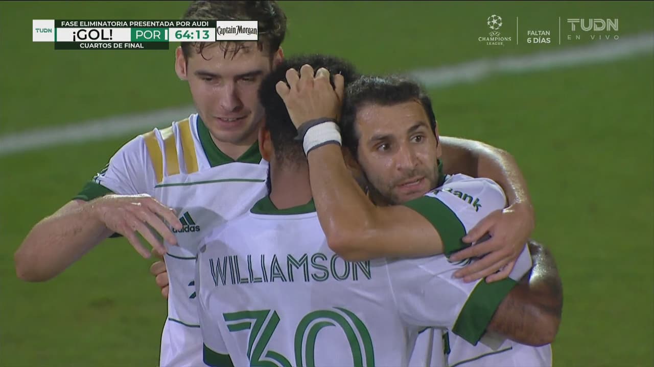 ¡De impacto inmediato! Diego Valeri aparece en el área y define perfecto para el 2-1