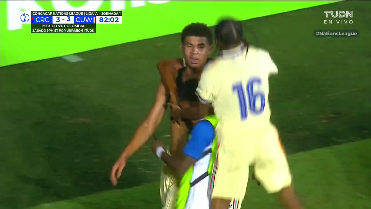 ¡Épica remontada! Curazao anota el cuarto gol y ya le gana a Costa Rica