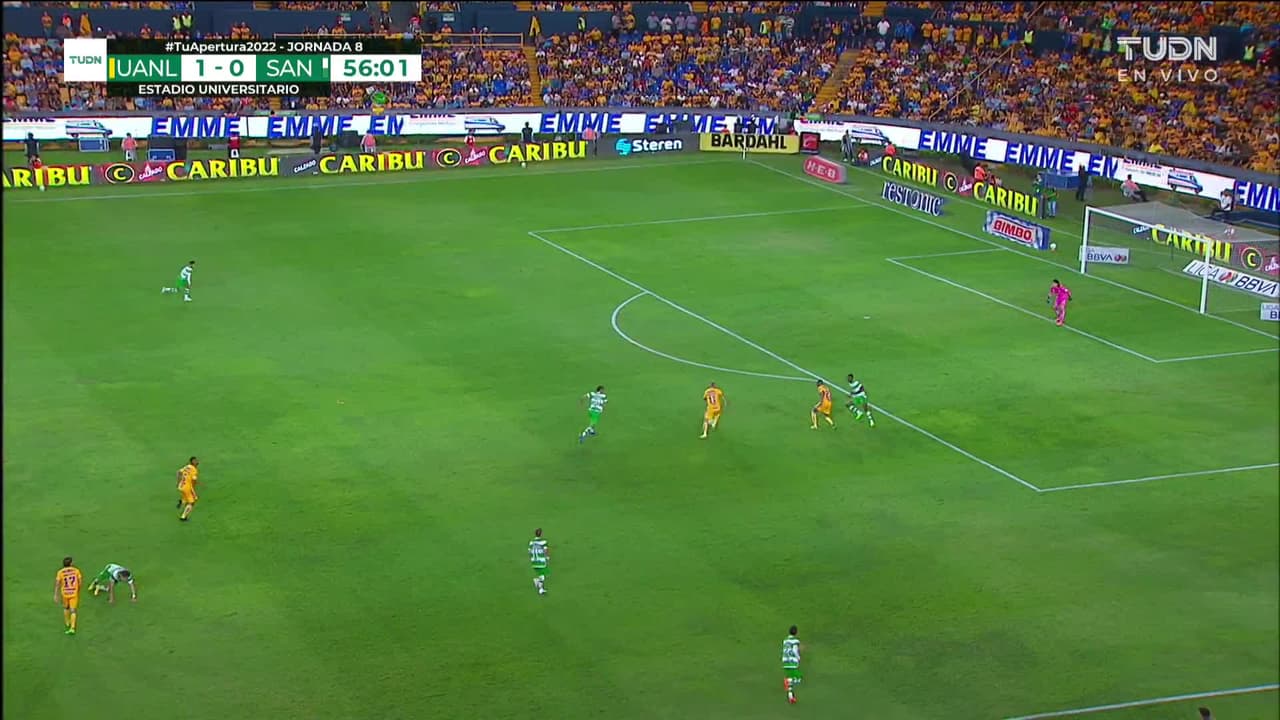 ¡GOL!  anota para Tigres. Luis Quiñones