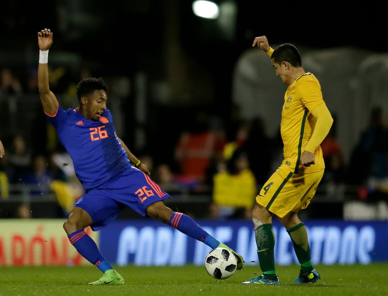 A pesar de las oportunidades, faltó definir e incluso Colombia falló un penalti a su favor. Además, los postes fueron cómplices de Australia.