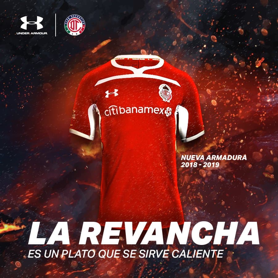 Jersey local del Club Toluca 2018/19 encuéntrala en 
<a href="https://www.univisiondeportesfanshop.com/storeitems?ss=toluca" target="_blank">Univisión Deportes Fan Shop</a>.