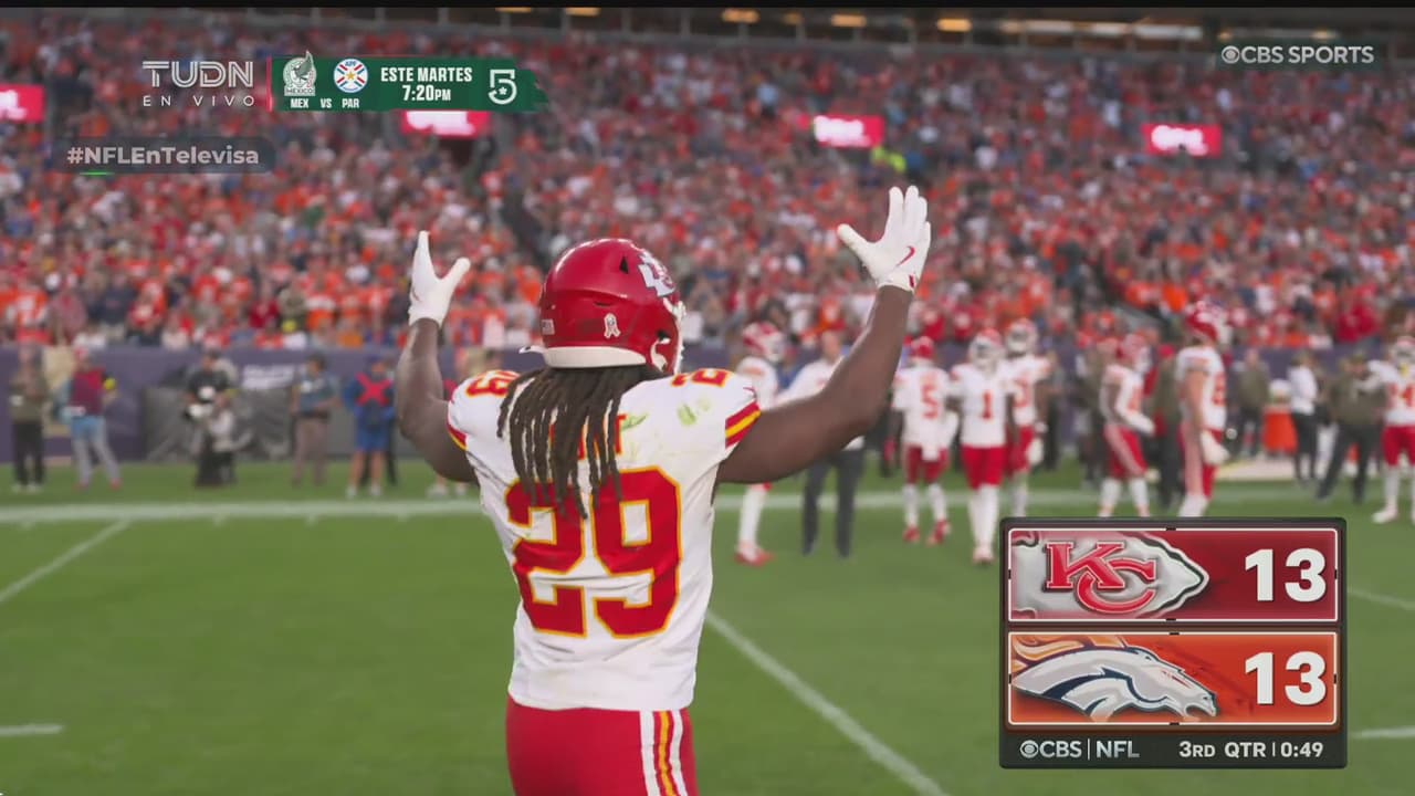 ¡Los Chiefs responden de inmediato! Se empata el partido a 13 puntos