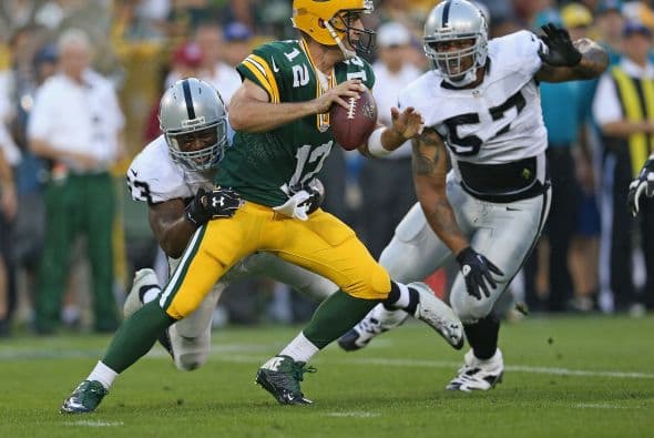 Rodgers se lució con dos anotaciones.