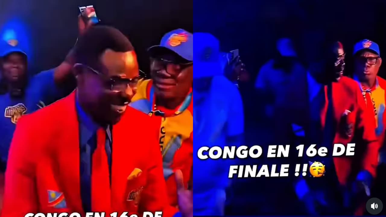 ¡Báilele! Lumumba Vea se luce con tremendos pasos para festejar el pase del Congo