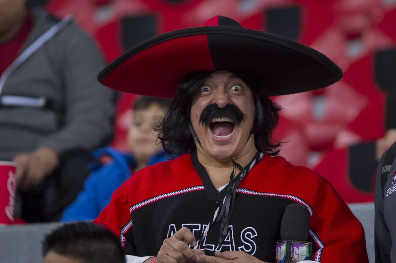 Los fanáticos del Atlas listos para el juego contra América en el Estadio Jalisco por la jornada 2 del Clausura 2019.