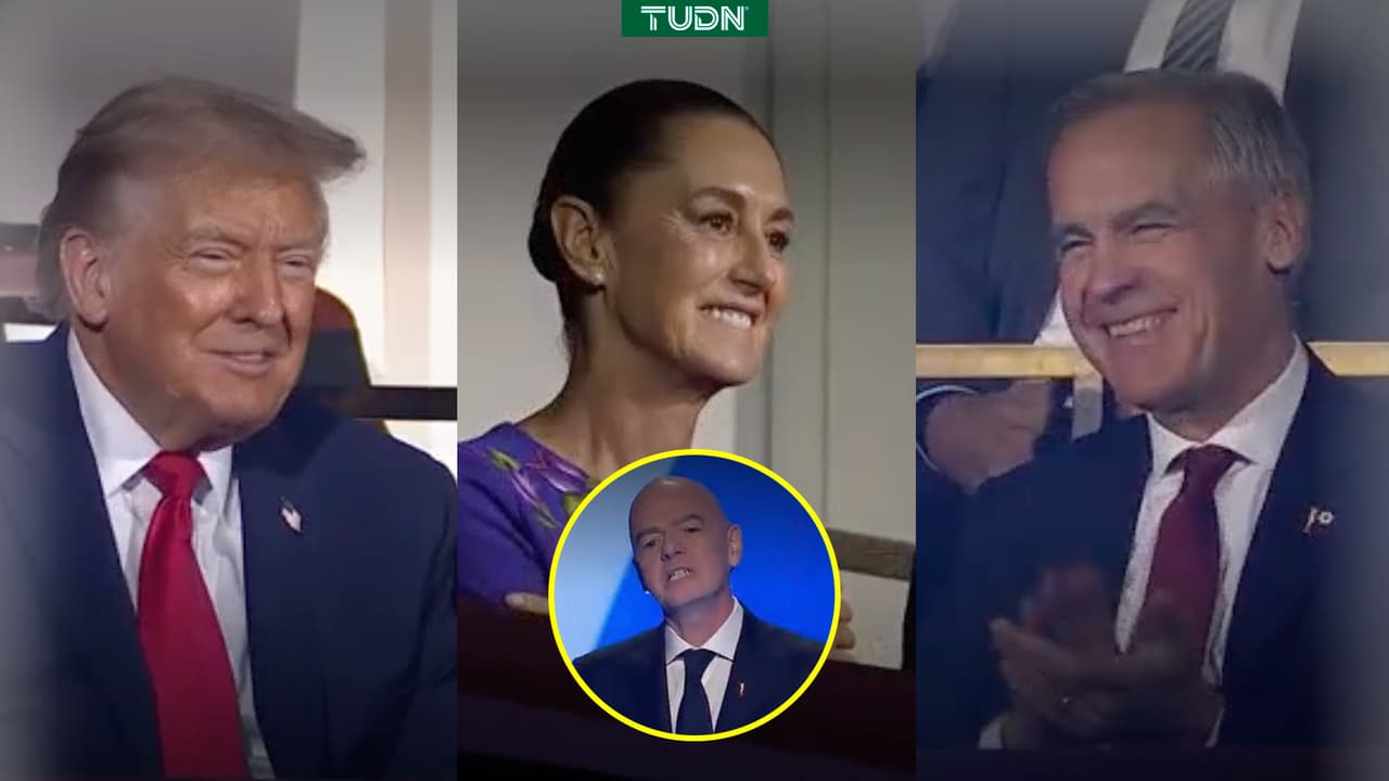 ¡Infantino saluda a los tres mandatarios de las sedes de la Copa Mundial de la FIFA 2026!