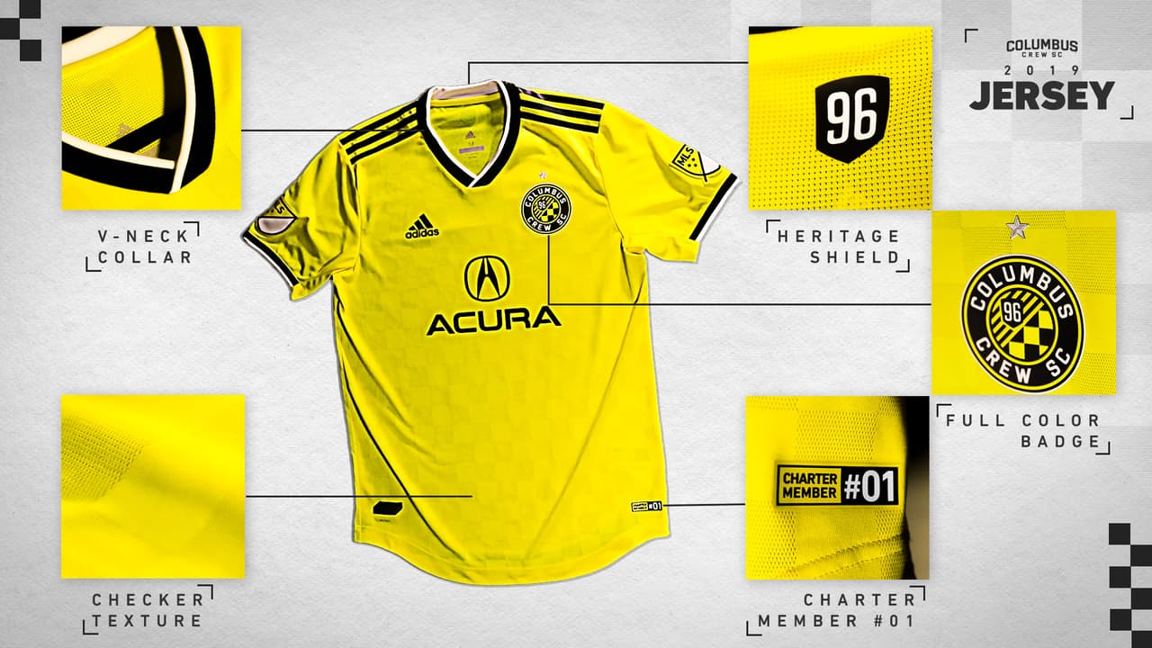 Columbus Crew SC acaba de presentar a su nueva camiseta titular para la temporada 2019 de la MLS. (Columbus Crew SC)