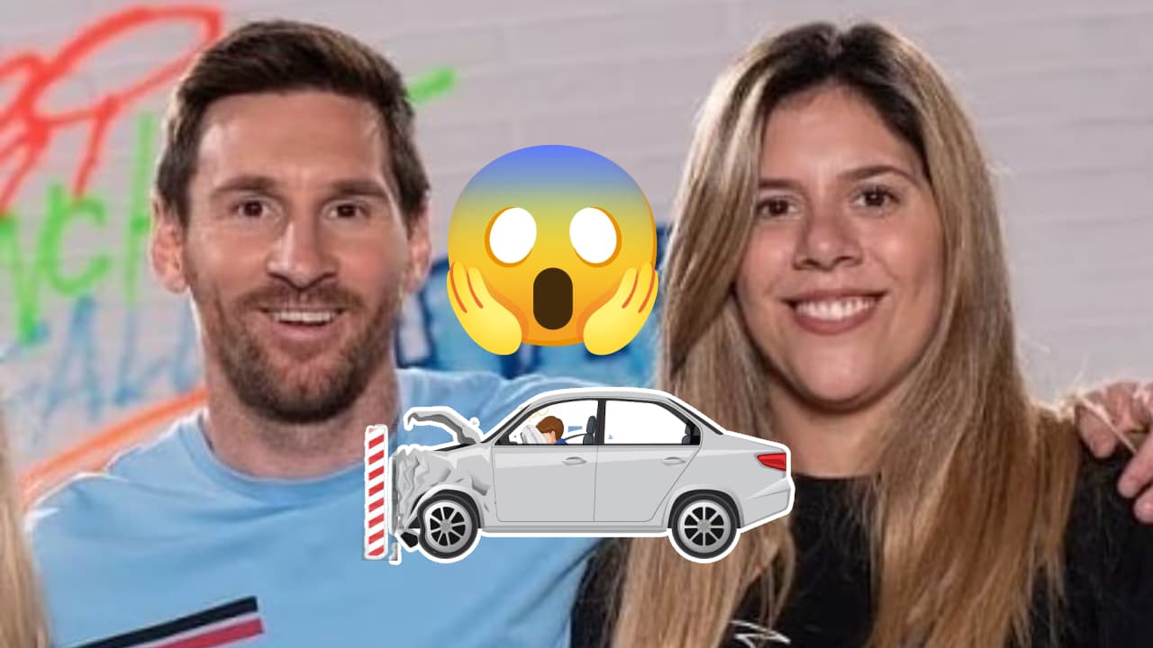 Terror en la familia Messi por grave accidente automovilístico