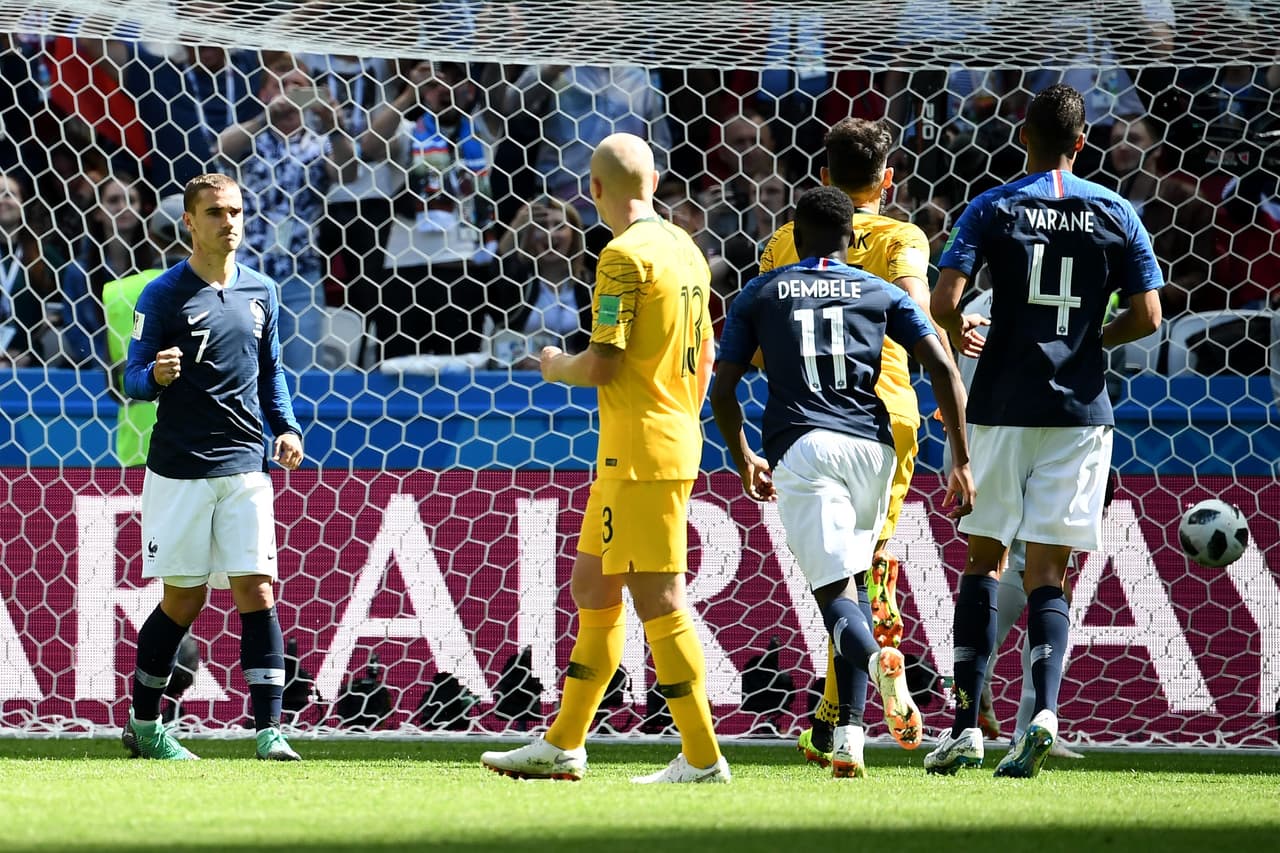 Primera anotación del francés en una Copa del Mundo, ya que en Brasil 2014 se fue en blanco.