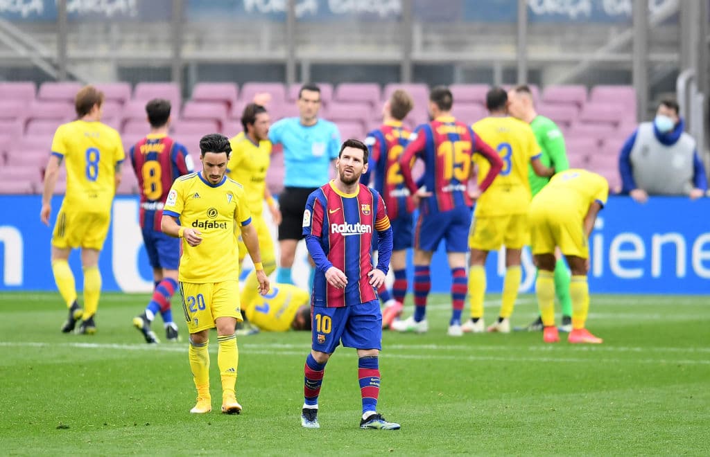 Barcelona y Cádiz reparten puntos en el Camp Nou | El discreto conjunto de Cervera rescató un punto en la J24 de La Liga; los culés se quedan a cinco del Real Madrid.