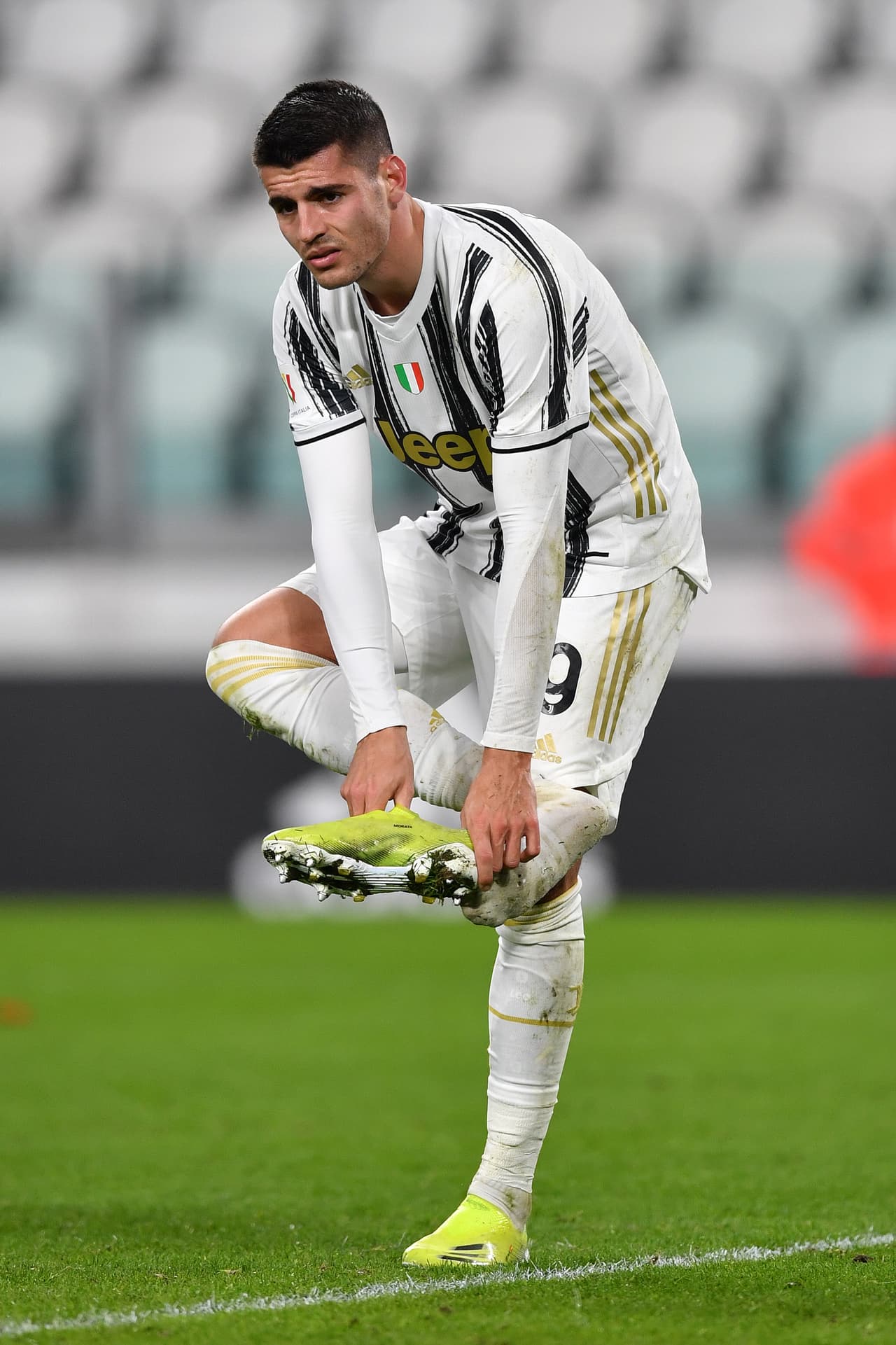 Morata sufrió mareos al final de la derrota de la Juventus