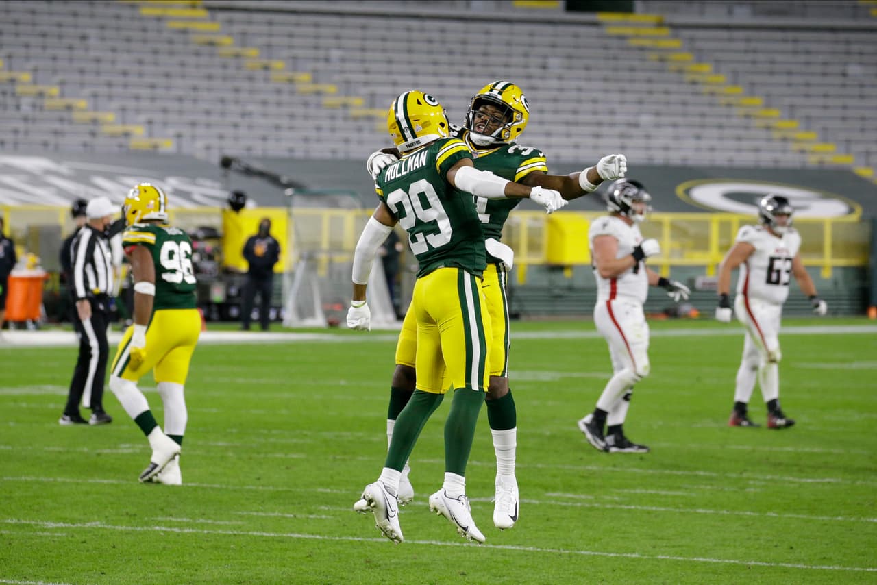 Aaron Rodgers conecta de maravilla con Robert Tonyan y vencen 16 -30 a los Atlanta Falcons.