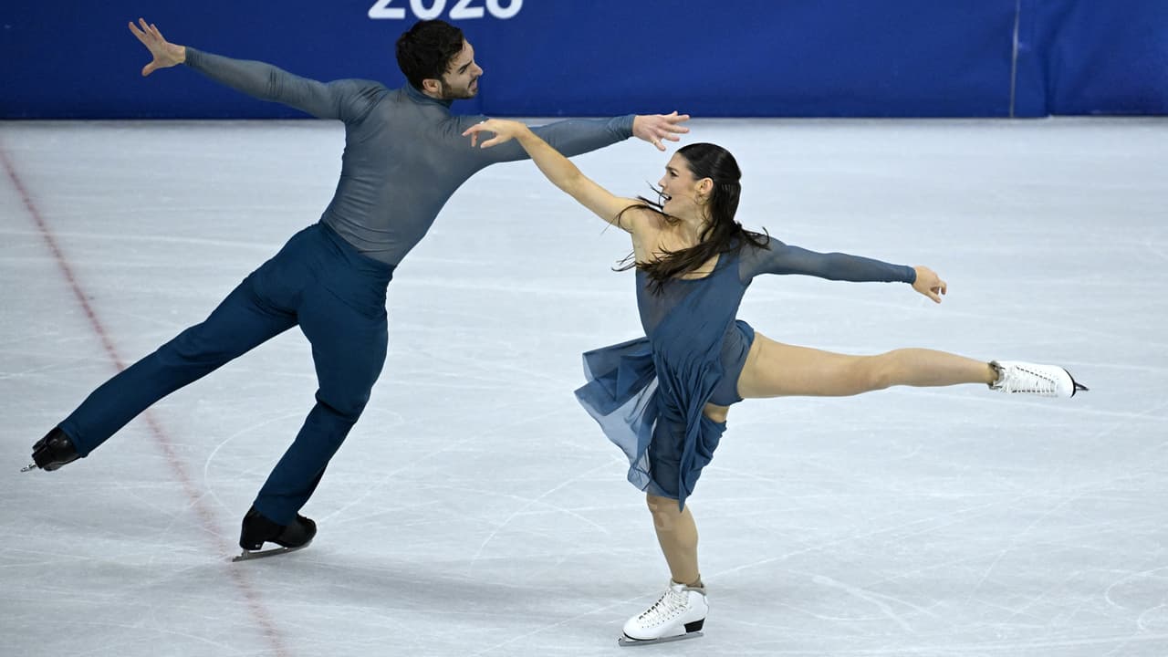 Francia conquista la danza sobre hielo con una pareja nueva