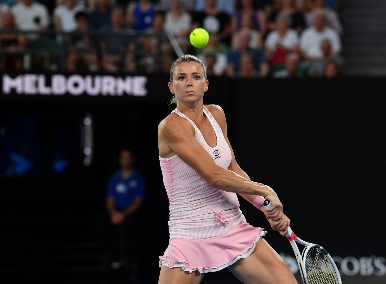 La italiana Camila Giorgi, que cayó eliminada en segunda ronda, es una de las jugadoras más atractivas. Sus rasgos finos y su figura enamoraron a más de un seguidor.