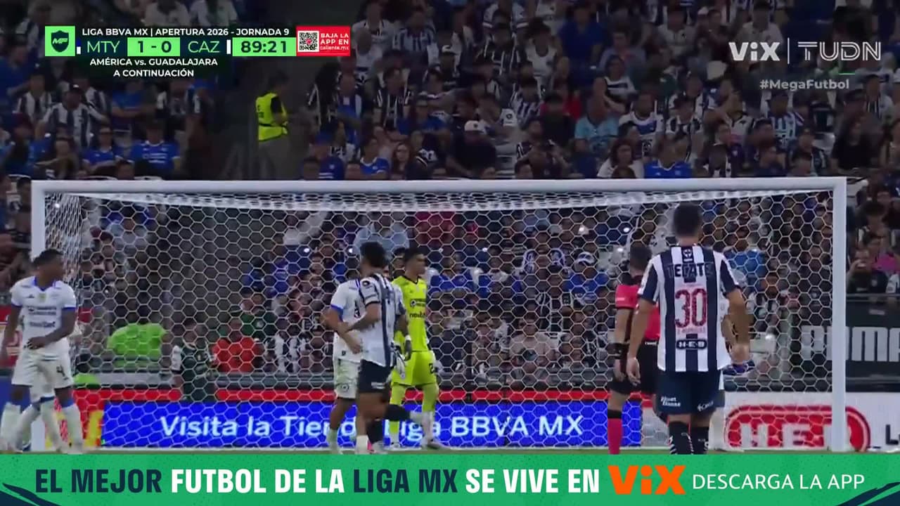 ¡Enorme falla del 'Rica' Chávez! Rayados pudo haber aumentado la ventaja