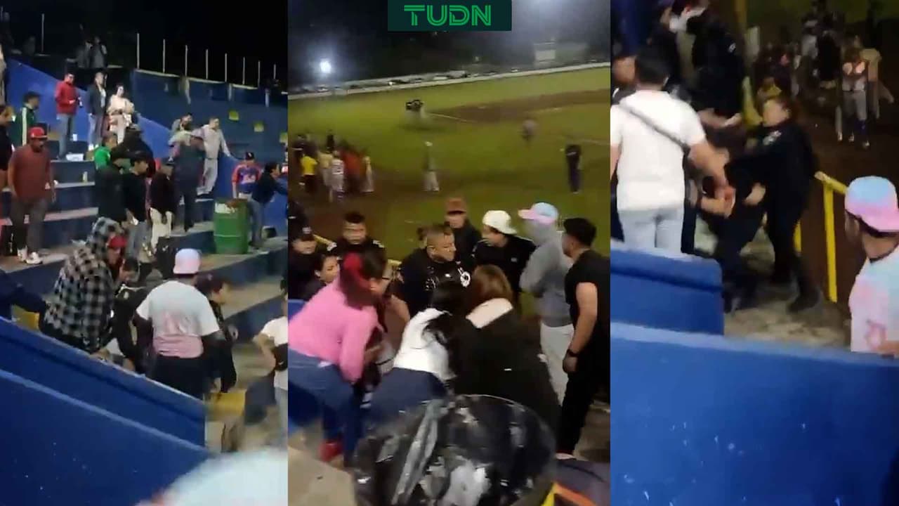Disparos en estadio de beisbol desata pánico entre afición