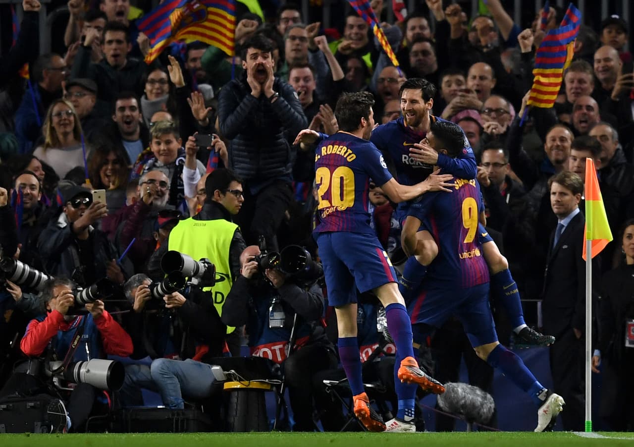 La apertura del marcador la consiguió Lionel Messi, al minuto 3, con un remate de pierna derecha que se coló entre las piernas de Thibaut Courtois.