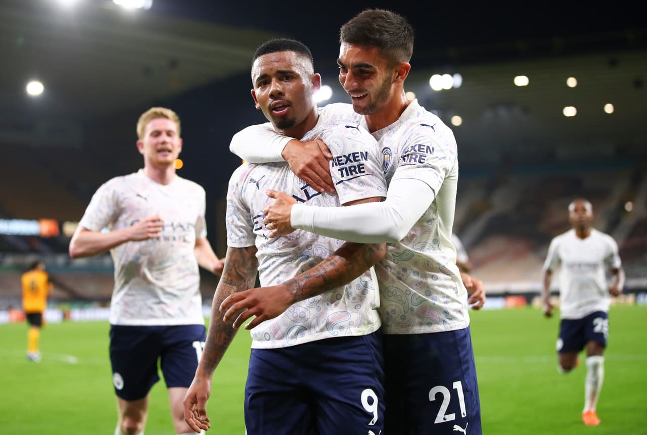 Kevin De Bruyne, Foden y Gabriel Jesus anotaron por el Manchester City, mientras que por los Wolves lo hizo Raúl Jiménez.