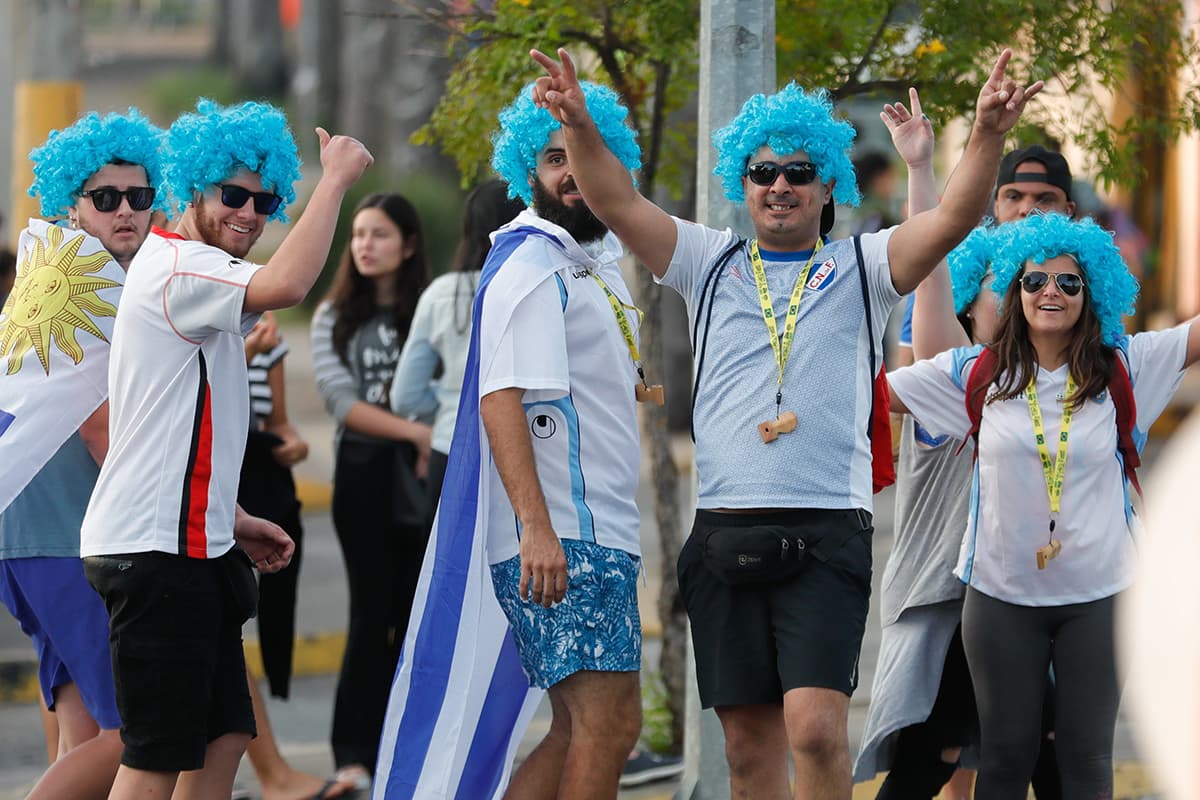Los fanáticos de Uruguay son mayoría en Belo Horizonte para el primer juego del Grupo C de la Copa América 2019 contra Ecuador.