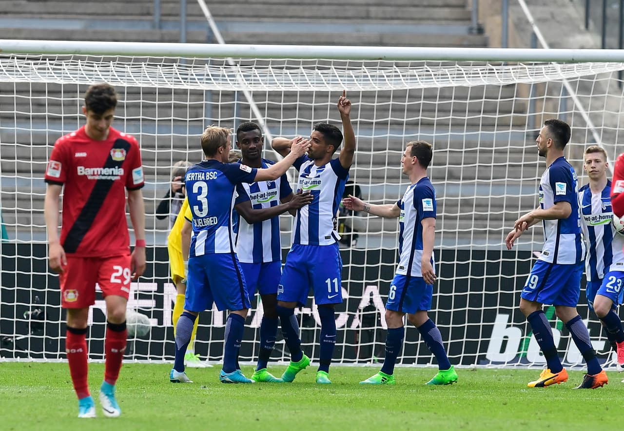 Hertha Berlín anotó el descuento, que ponía a soñar a los locales con la idea de no perder su sexto lugar en la clasificación.