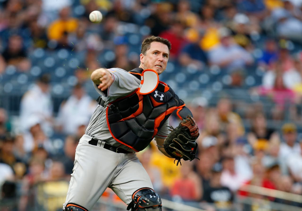 Buster Posey, Catcher Liga Nacional: Con un porcentaje de .326 y 10 cuadrangulares Posey se consolida como el mejor receptor de la liga.
