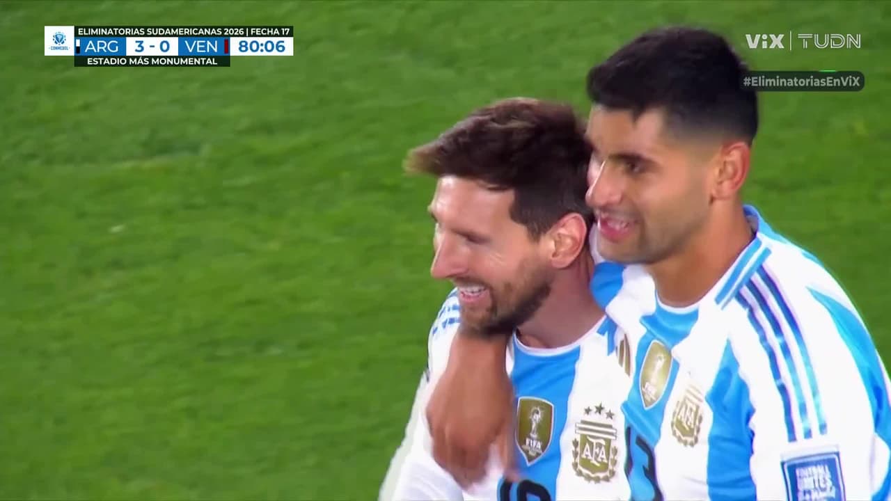 ¡La clase en la definición de Messi, por favor!