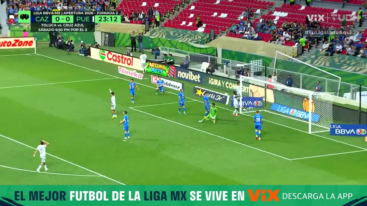 ¡Se salvó Cruz Azul! Puebla falla una clara de gol
