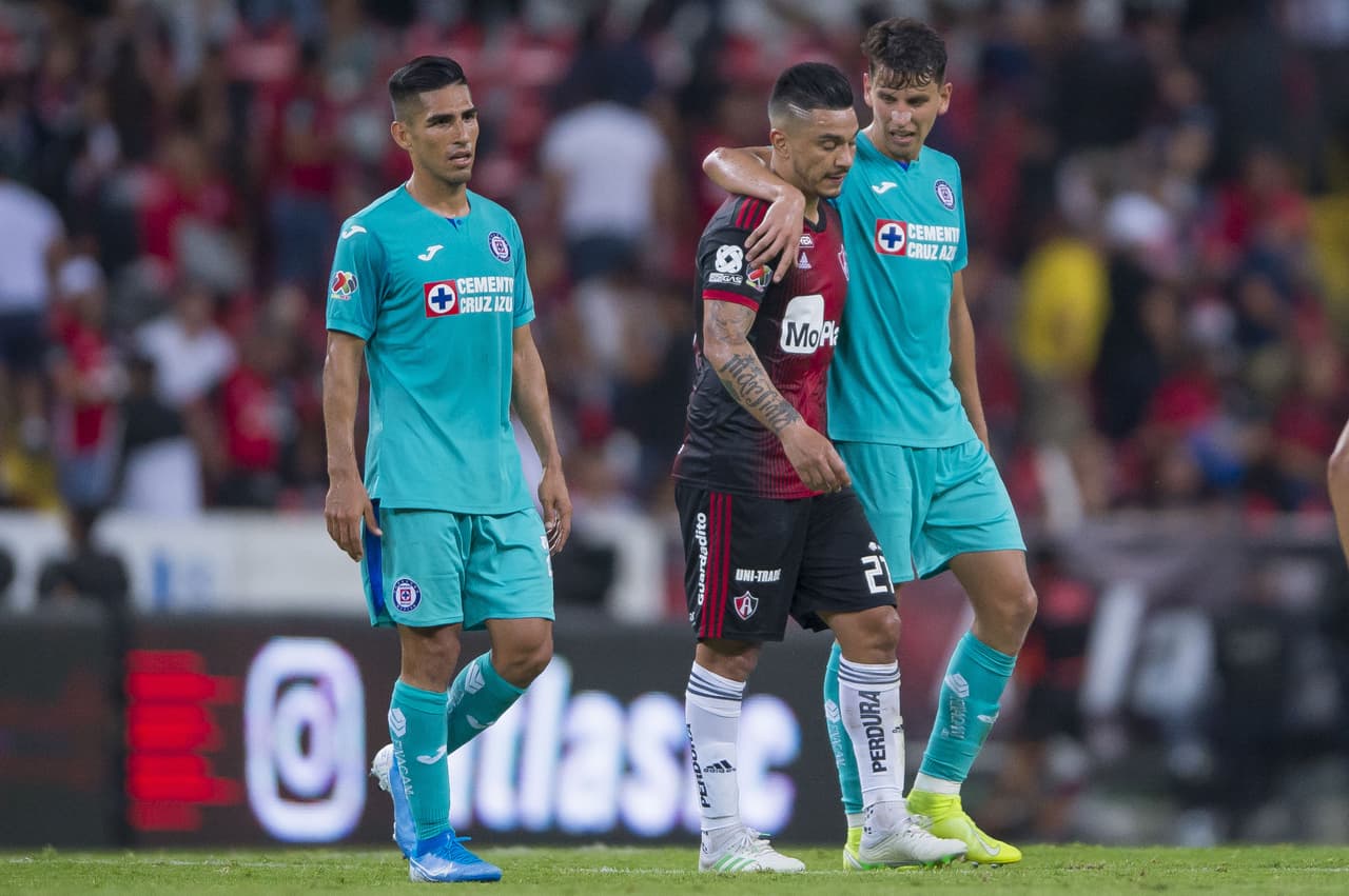 Con un categórico 3-0 en el Estadio Jalisco cayó el invicto del Atlas a manos de Cruz Azul en la jornada cinco del Apertura 2019.