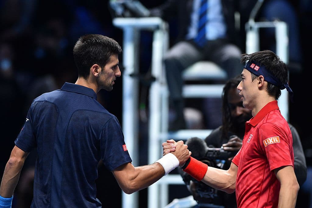 Novak Djokovic derrotó a japonés Kei Nishikori.