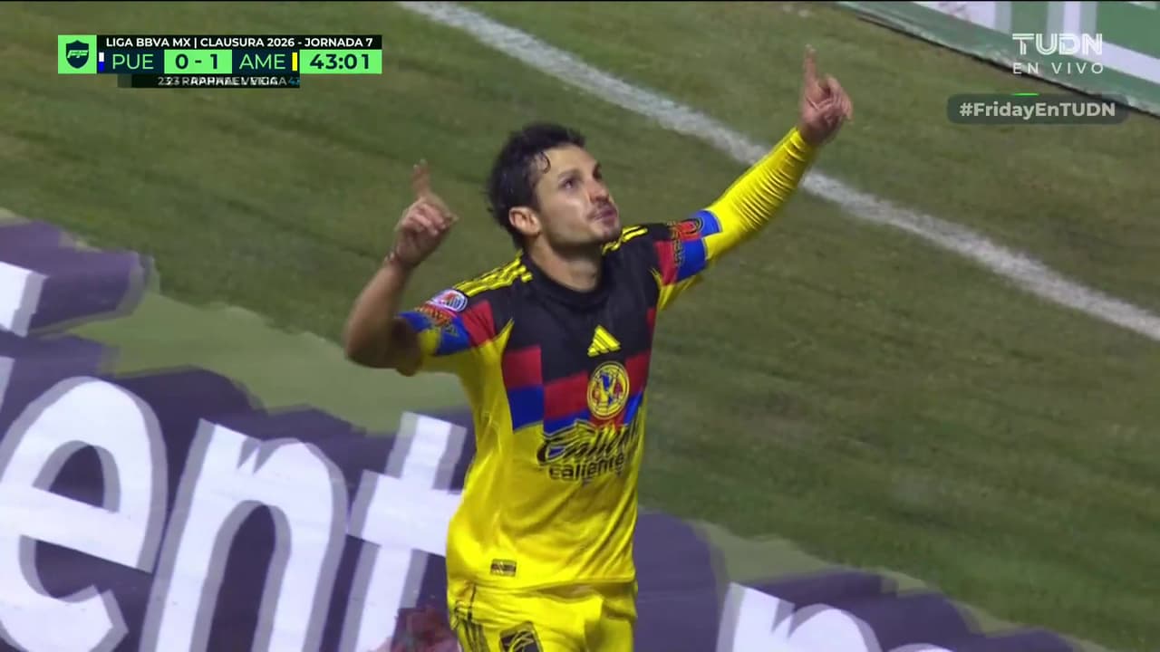 ¡Raphael Veiga se estrena en el América con este golazo ante el Puebla!