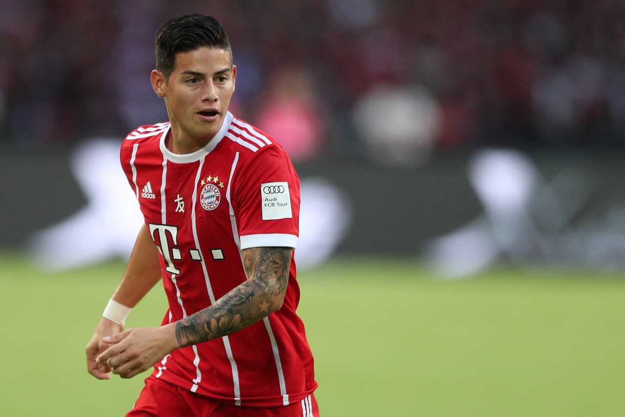 Ante las pocas oportunidades en el Real Madrid de Zinedine Zidane, James pasó a préstamo al Bayern Múnich por dos temporadas.