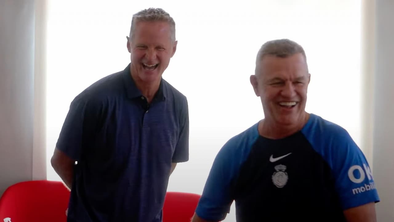 Steve Kerr vivió un momento memorable con Javier Aguirre en Mallorca