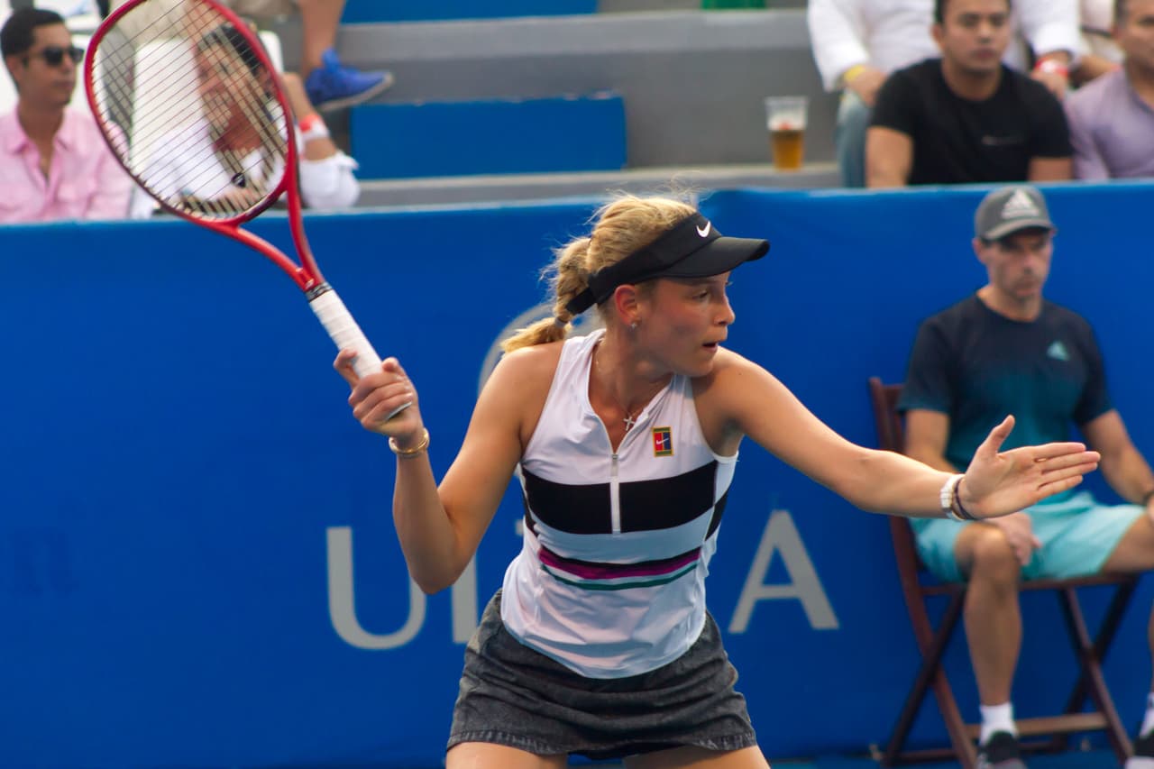 Y la croata, número 25 del mundo, se impuso a la británica por parciales de 6-3 y 7-5.