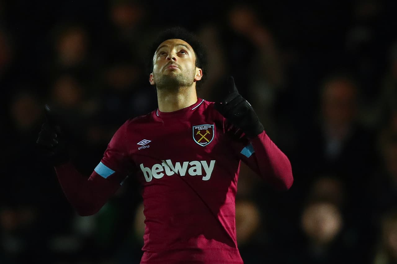 Felipe Anderson en West Ham United (2018), fichado por 38 millones de euros, unos 42 millones 634 mil dólares.